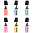 STABILO BOSS PASTEL COLORS MARKER, 6ER-BOX