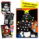 KERSTBORD ZELFKLEVENDE STICKERS