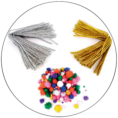 Raupen-/Pom-Pom-Schulset