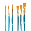 SYNTHETIKPINSEL 2ER SET, 12 SORTIERT