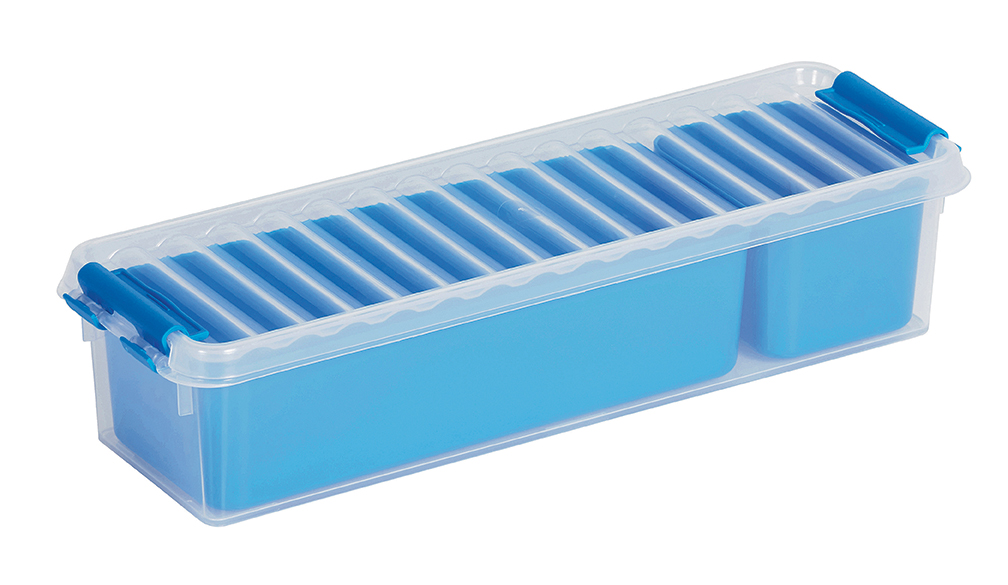 QLINE BOX 27X8.4X6CM +2 COMP.