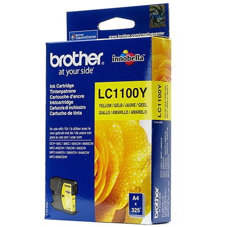 CARTOUCHE BROTHER CL1100Y JAUNE