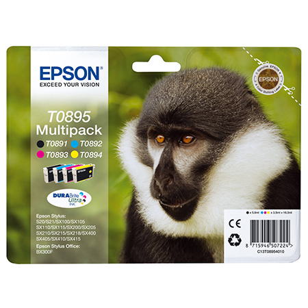 CARTOUCHES EPSON T0895 MULTIPACK