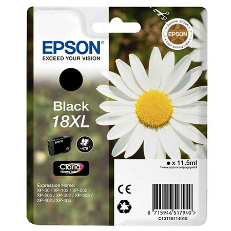 EPSON 18XL ZWARTE CARTRIDGE