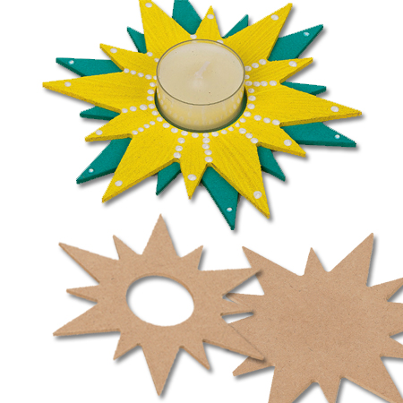 3D STAR CANDLE HOLDER