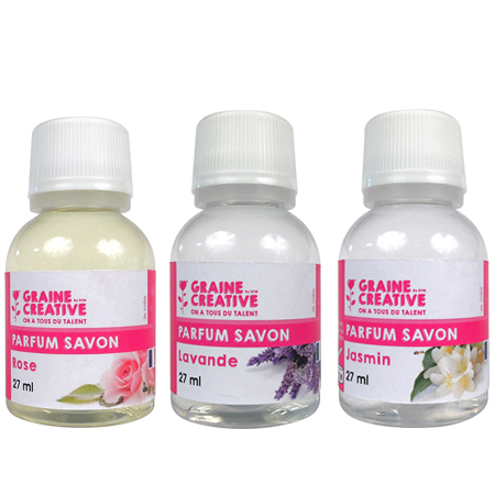 SOAP PERFUMES, SET OF 3