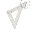 PLASTIC VIERKANT 45ø 20CM