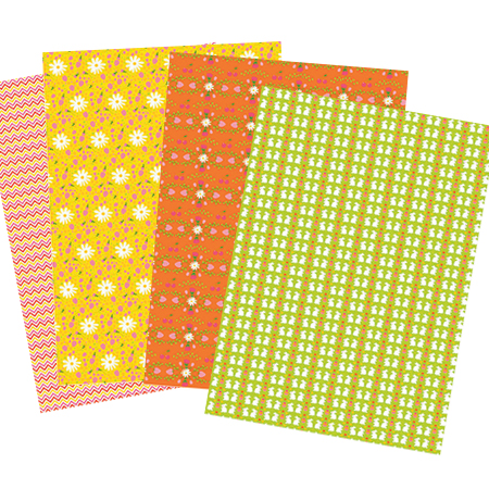 PAPIER PRINTEMPS, 96 FEUILLES