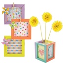 MINI PASTEL CARDBOARD FRAMES, 48 PCS