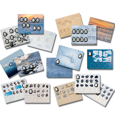 CARTES D'ACTIVITES, LES PINGOUINS