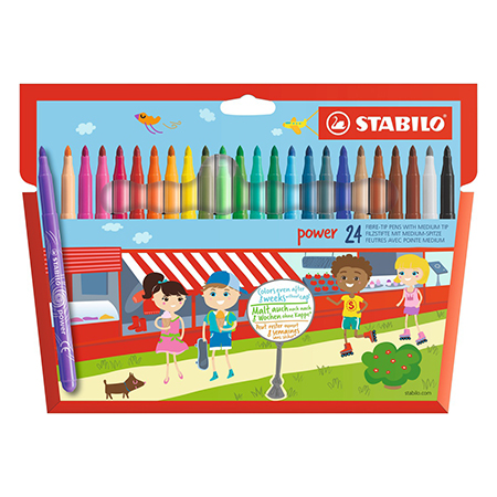 STABILO POWER MARKERS, 2MM/24