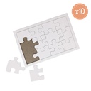 Puzzles zum Dekorieren, 12-teilig, 10er-Set