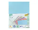 PASTELKARTON A4 10 KLEUREN, 50 VELLEN