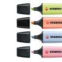 MARQUEURS STABILO BOSS PASTEL COLORS, ÉTUI DE 4