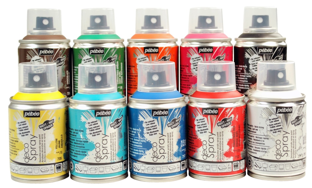 DECOSPRAY ACRYL 100ML, 10ER-SORTIMENT