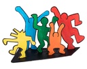 IN DER ART VON KEITH HARING, 5ER-SET
