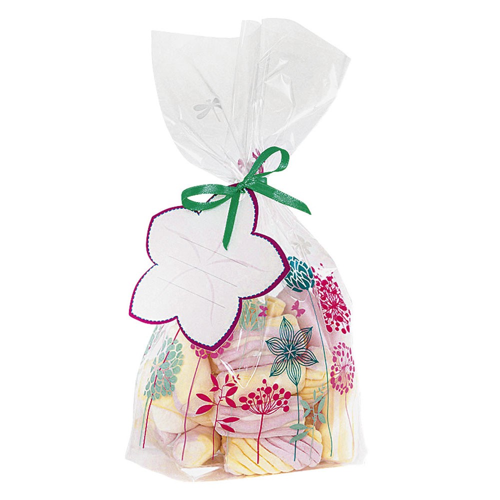 CELLO FLOWER BAGS 15X24CM, PACK OF 10