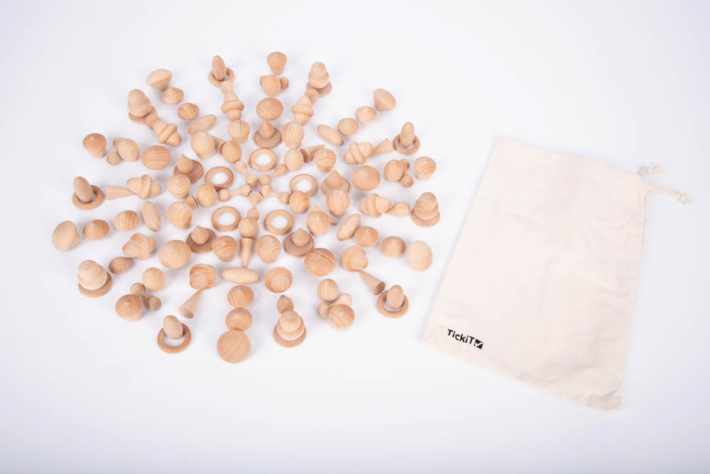 MY NATURAL WOOD TREASURES, 120 PCS