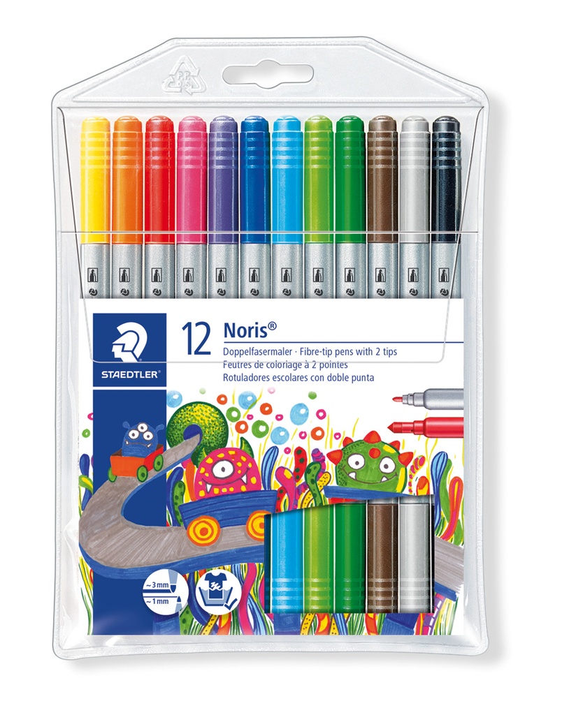 STAEDTLER DOPPELSPITZENMARKIERER /12