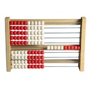 ABACUS VAN 1 TOT 100 TWEEKLEURIG - ROOD/WIT