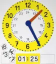 HORLOGE MAGNÉTIQUE ANALOGIQUE ET DIGITALE