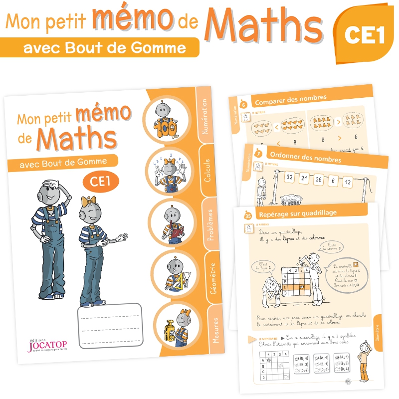 MON PETIT MÉMO MATH, 2-3ÈMES PRIMAIRES
