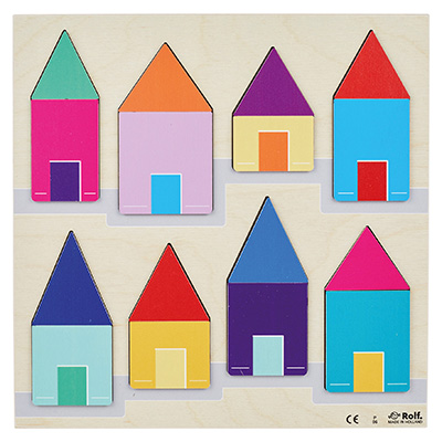 EIN DACH FÜR JEDES HAUS 16-TEILIGES PUZZLE