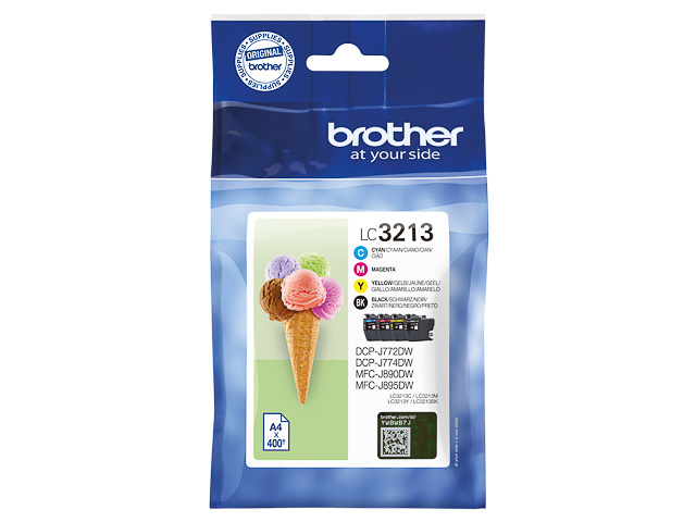 CARTOUCHE BROTHER LC3213 PACK 4 COULEURS