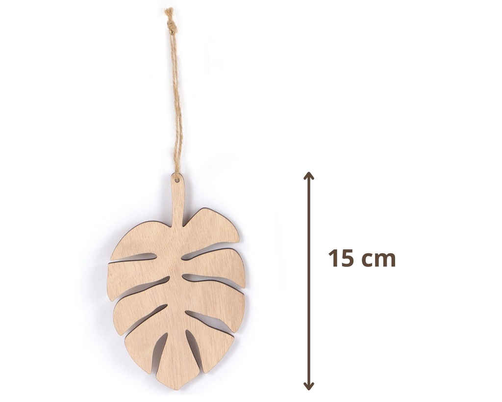 FORME: MONSTERA EN BOIS