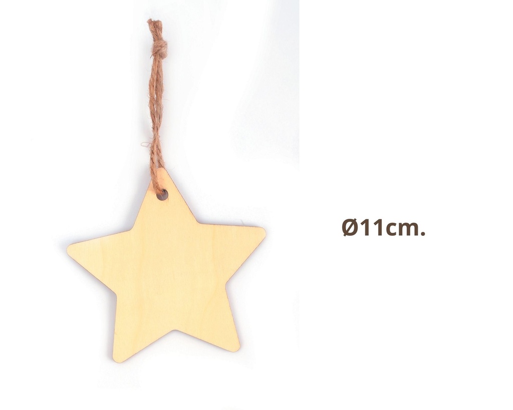 FORME CÉLESTE: ÉTOILE EN BOIS