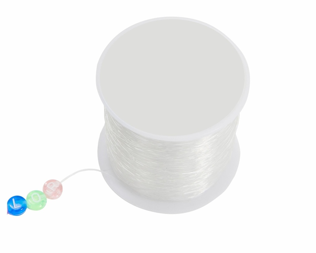 ELASTIC NYLON THREAD, 50MX0.5MM