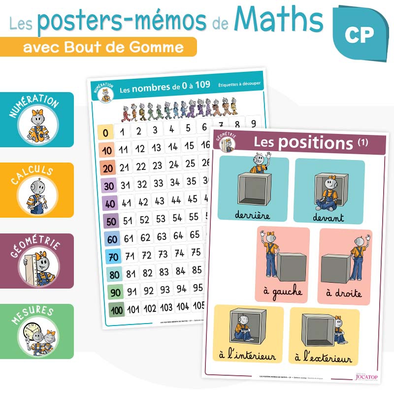 MATHS MEMO POSTERS, 1ST PRIMARY