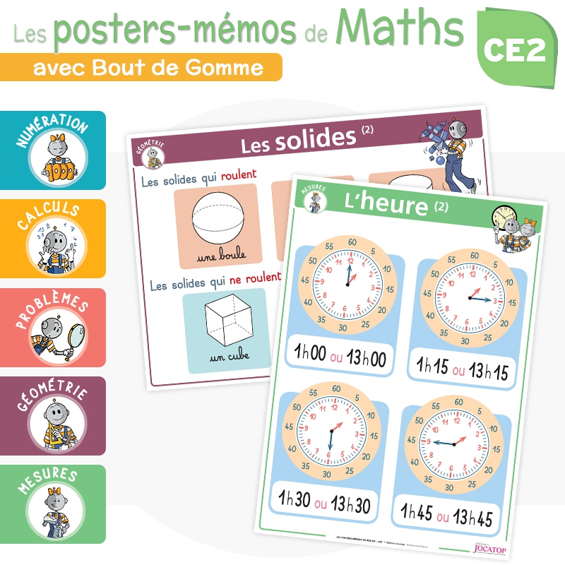 MATHS MEMO POSTERS, 3-4TH PRIMARY