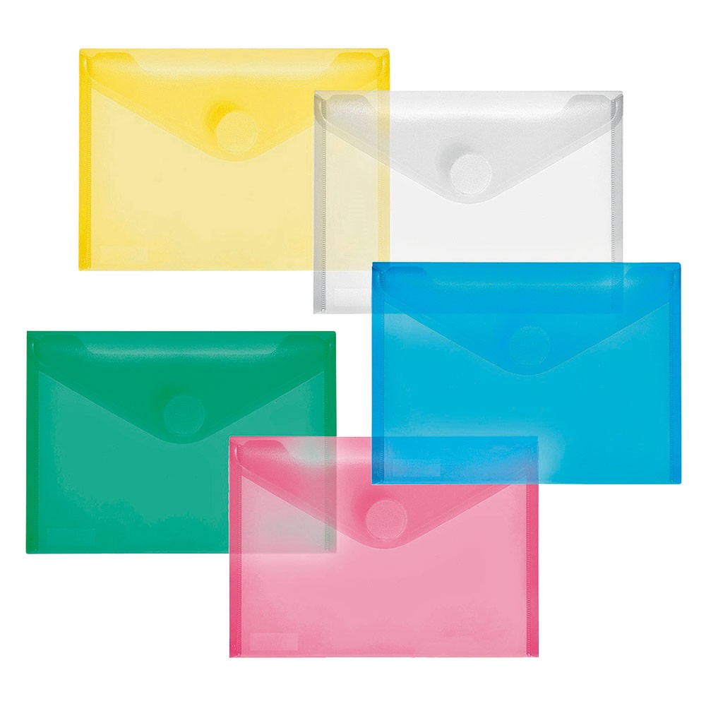 POCHETTES ENVELOPPES A6, LOT DE 10 ASS.