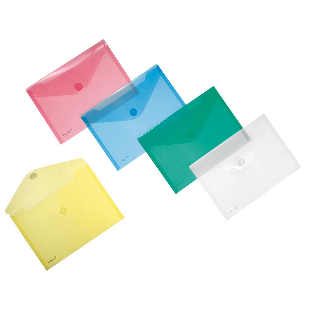 A5 ENVELOPE POCKETS, PACK OF 10 ASSORTED