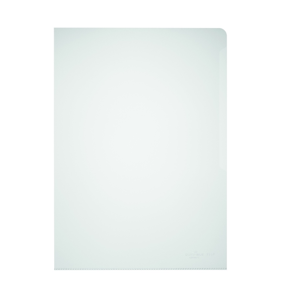 CHEMISE PLASTIQUE A4 INCOLORE 120 µ/100