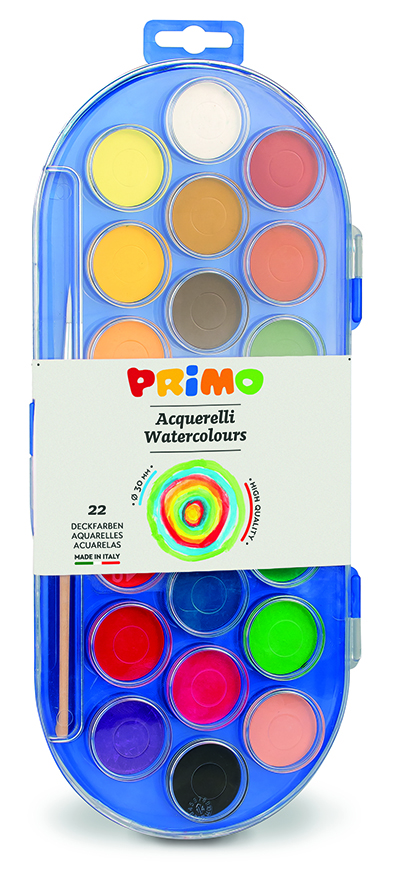 AQUARELLE 22 GODETS ASS.Ø32MM
