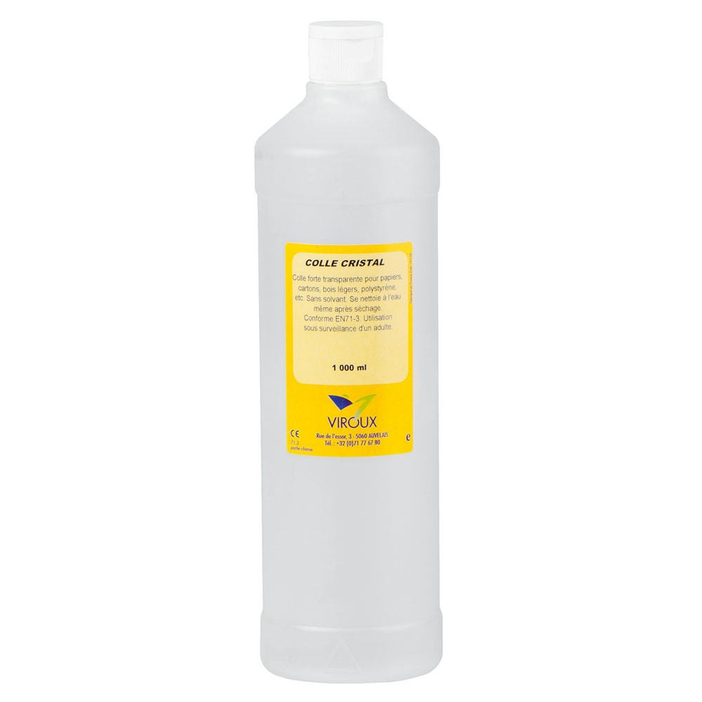 TRANSPARANTE KRISTALLIJM STERK, 1 LITER