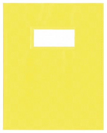 COUVRE-CAHIERS COUPE JAUNE, LOT DE 25