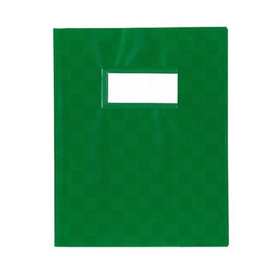 GROENE GESNEDEN NOTITIEBOEKOMSLAG, PAK VAN 25