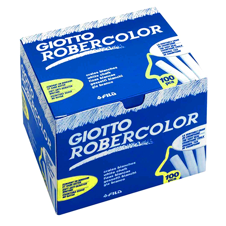 WHITE ANTI-DUST CHALKS, BOX OF 100