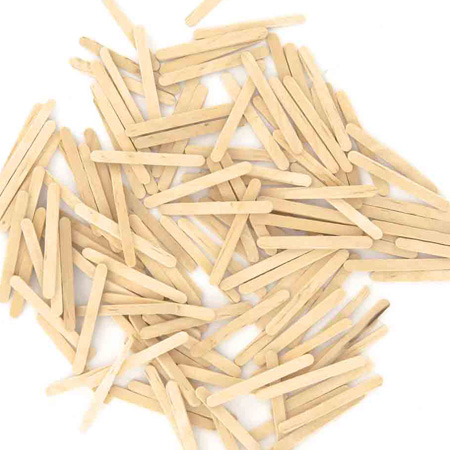 16 cm lange flache Stäbchen, 100er-Pack