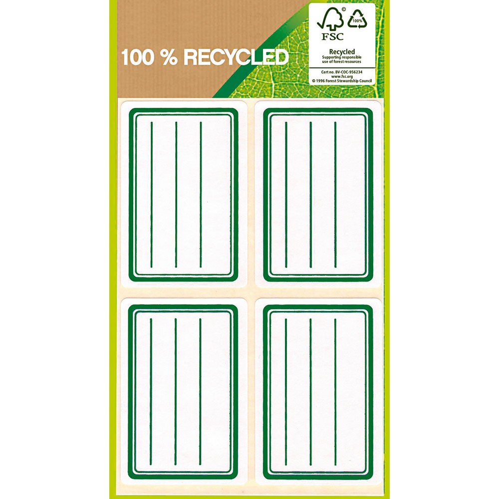 ÉTIQUETTE 56X36 RECYCLÉE, P DE 32