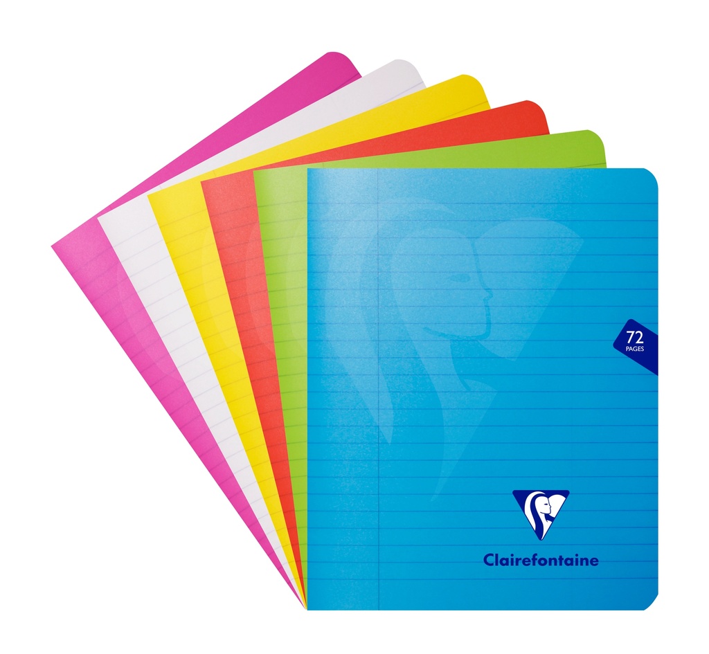 CLAIREFONTAINE SCHOOLNOTITIEBOEK PP 72P 1L