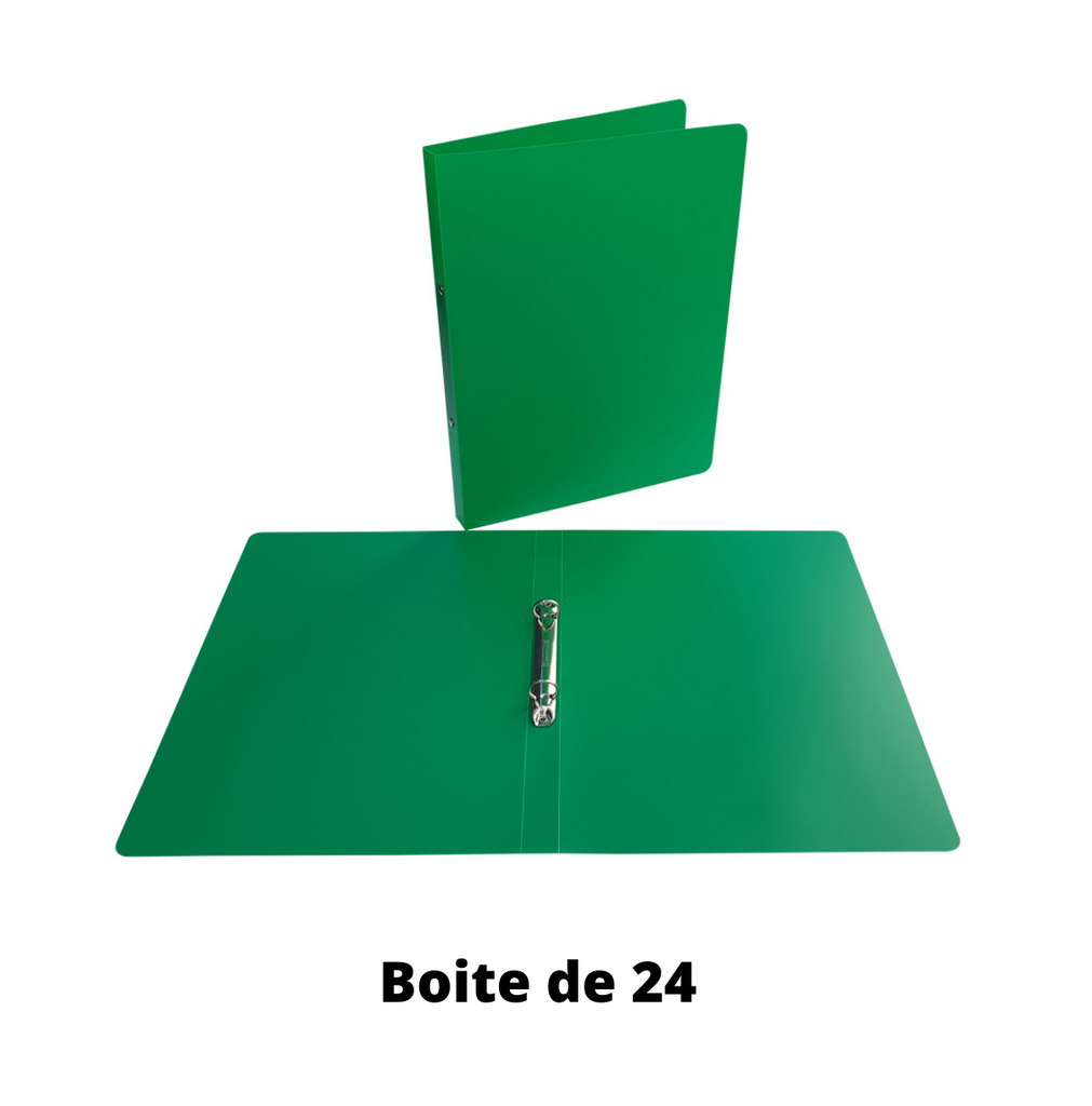 MINI 2A A4 GREEN RING FILE BOX OF 24