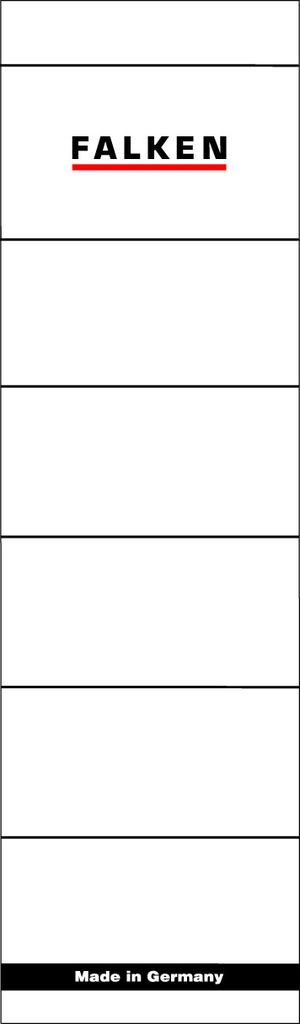 PLASTIC FILER LABELS 8CM/10