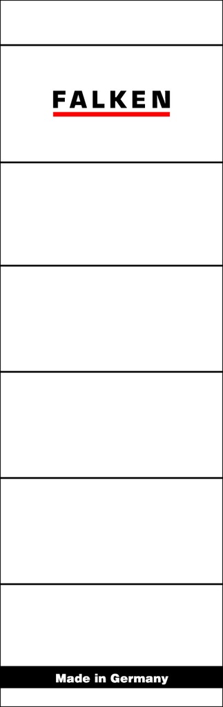 ÉTIQUETTE ADHÉSIVES 8CM CLASSEUR CARTON/10