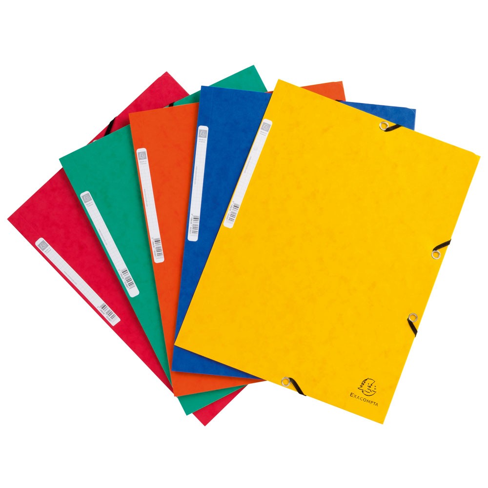 A4 ELASTIC FILE 3 FLAPS 4/5th, PCE