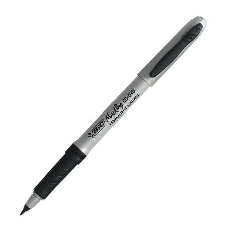BIC MARKING TOUS SUPPORTS NOIR,PCE