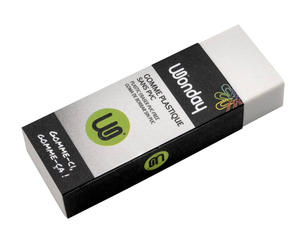 PLASTIC OFFICE ERASER, PIECE